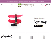 Tablet Screenshot of essenceofargan.com